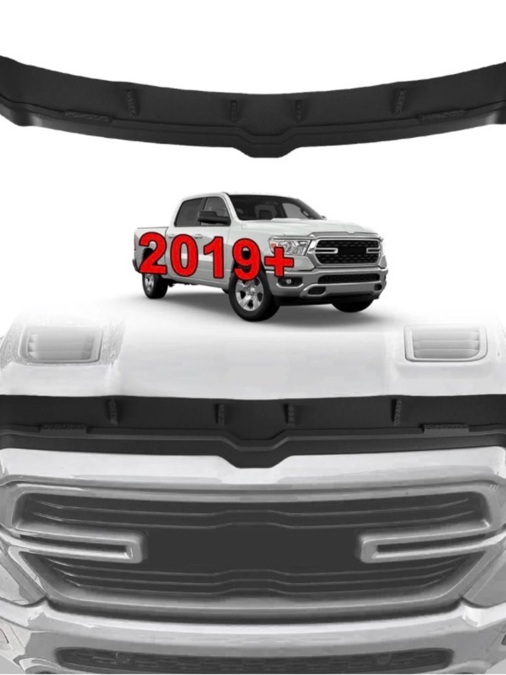 Hood Bug Deflector Protector for 2019-2025 2026 Ram 1500
Hood Protector